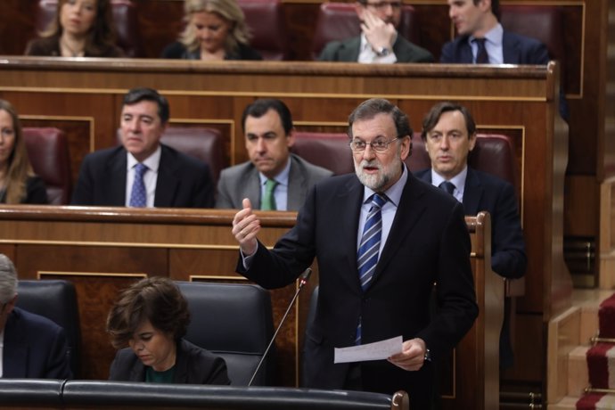 Rajoy en la sessió de control al Govern en el Congrés
