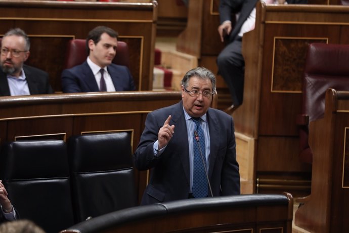Juan Ignacio Zoido en la sessió de control al Govern en el Congrés