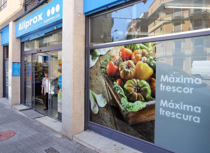 Supermercat de Caprabo sota l'ensenya Aliprox