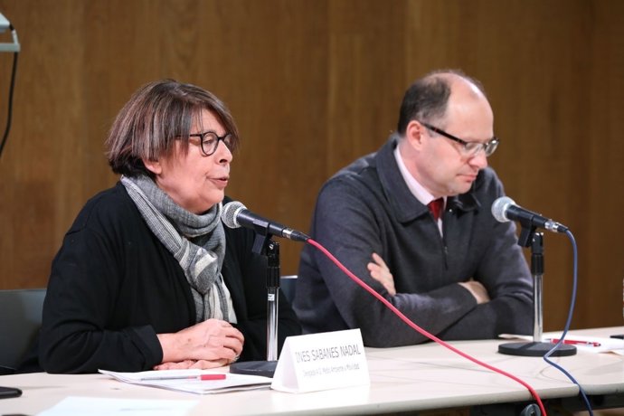Inés Sabanés y el director general de Circulación