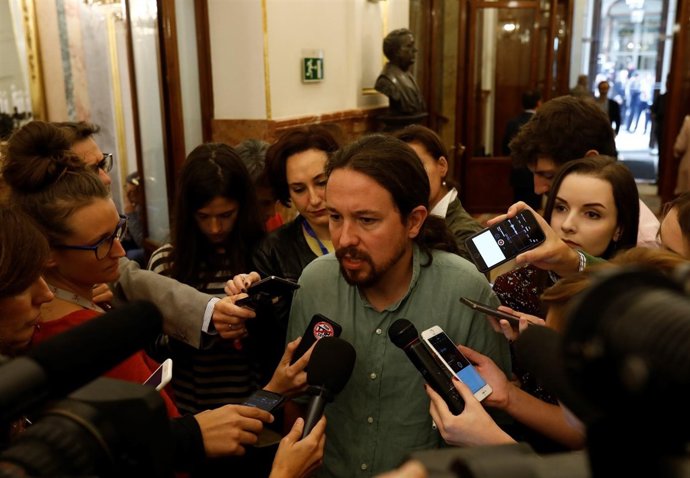 Pablo Iglesias, secretario general de Podemos