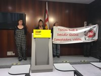 La CUP Barcelona pedirá al Gobierno de Colau su apoyo explícito a la huelga general del 8 de marzo