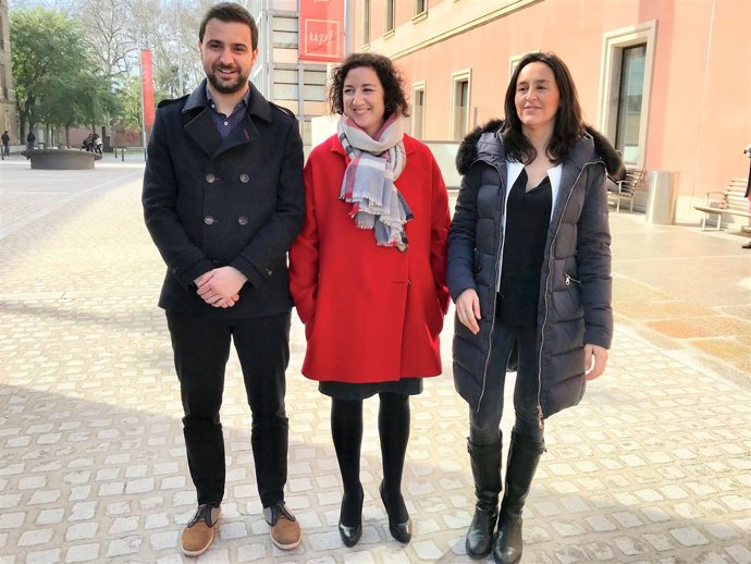 Pol Gibert, Alícia Romero, Esther Niubó (PSC)