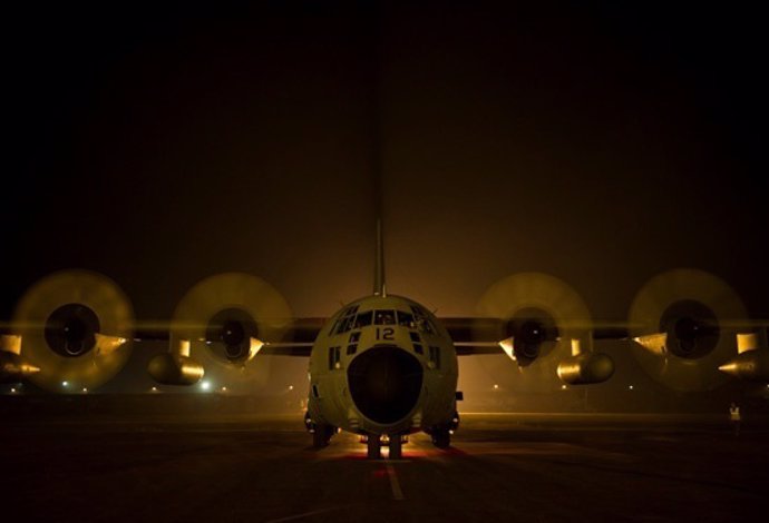 Avión de transporte Hércules del Ejército del Aire