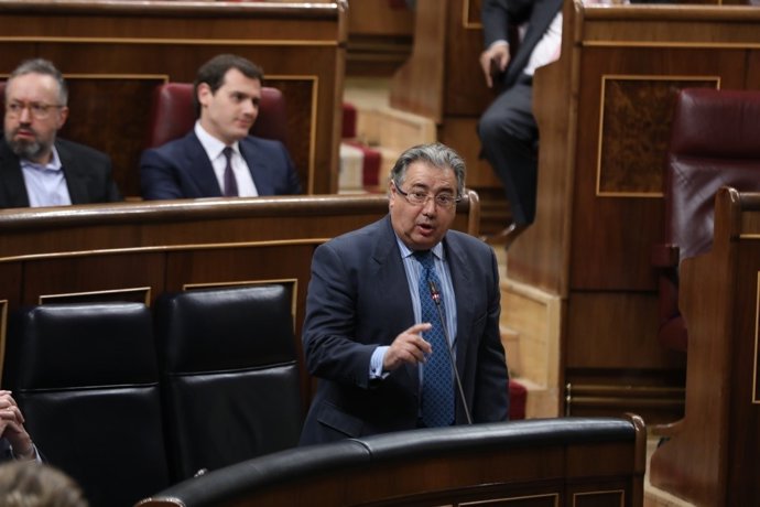 Juan Ignacio Zoido en la sessió de control al Govern al Congrés
