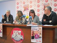 UGT y CCOO se movilizarán el 8 de marzo para exigir soluciones contra la discriminación