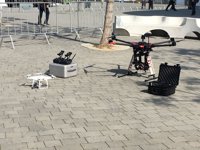 La perspectiva aérea de los drones de Mossos permitirá mejorar la seguridad del MWC