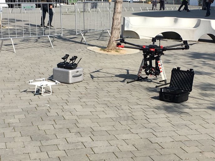 Dron dels Mossos (MWC)