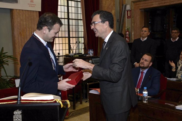 Toma de posesión Marco Antonio Fernández como concejal PP Murcia