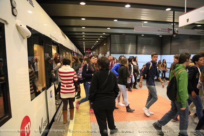 Metrovalencia inicia el sábado los servicios especiales de Fallas 