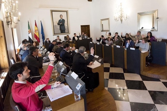 Pleno Diputación de Cáceres