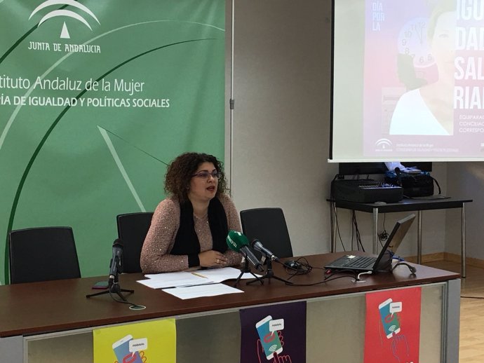 La coordinadora del IAM de Huelva, Eva Salazar. 