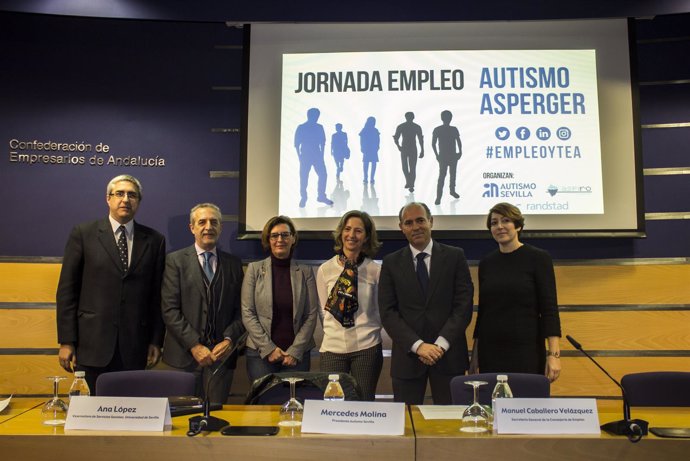 Jornada sobre empleo y autismo organizada por Autismo Sevilla.