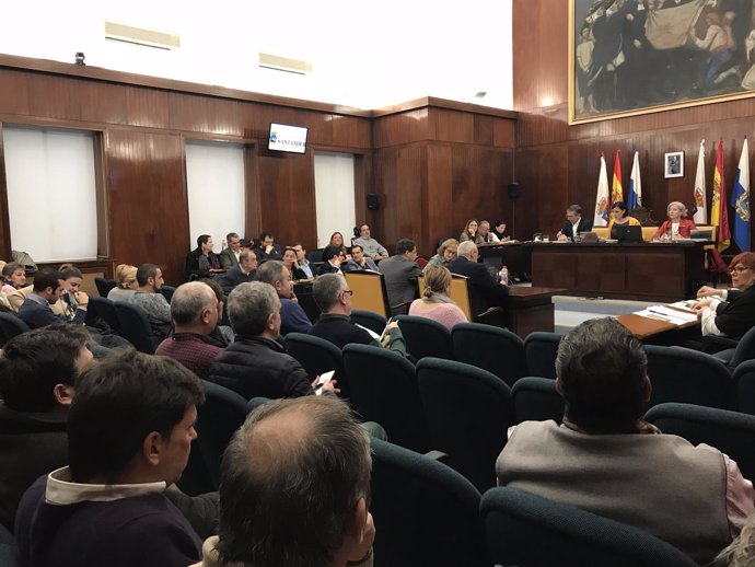Pleno del Ayuntamiento de Santander de febrero de 2018