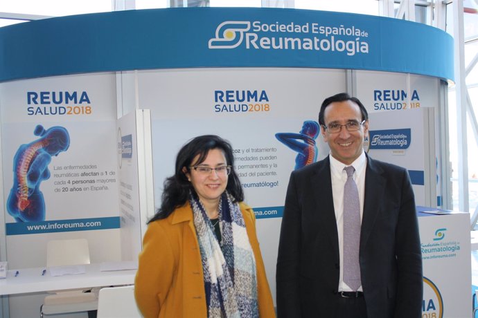Dr. José Luis Andréu, presidente Sociedad Española de Reumatología (SER) y Dra. 