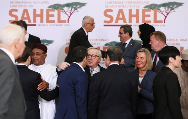 Líderes políticos en la conferencia de alto nivel sobre el Sahel en Bruselas