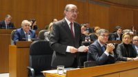 El presidente aragonés propone actualizar las pensiones conforme al IPC y plantea dotarlas también desde los PGE
