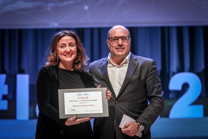 Mercè Conesa recibe el Premio Cisco a la Transformación Digital
