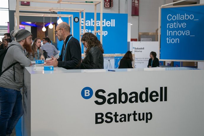 Stand de BStartup de Banc Sabadell en 4YFN