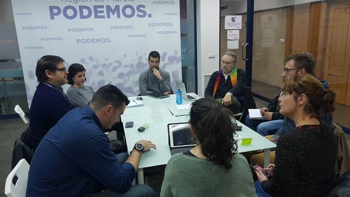 El diputado estatal de Unidos Podemos, Pedro Arrojo en Murcia