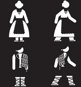 Semáforos falleros en Ciutat Vella