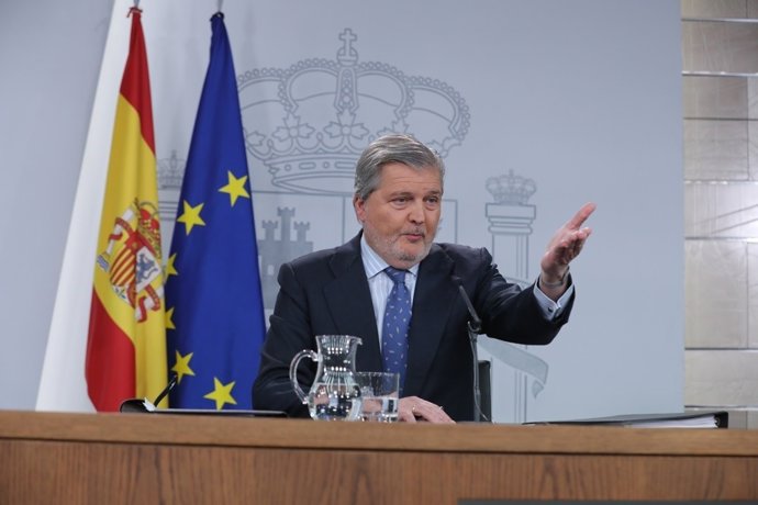 Roda de premsa d'Iñigo Méndez de Vigo després del Consell de Ministres