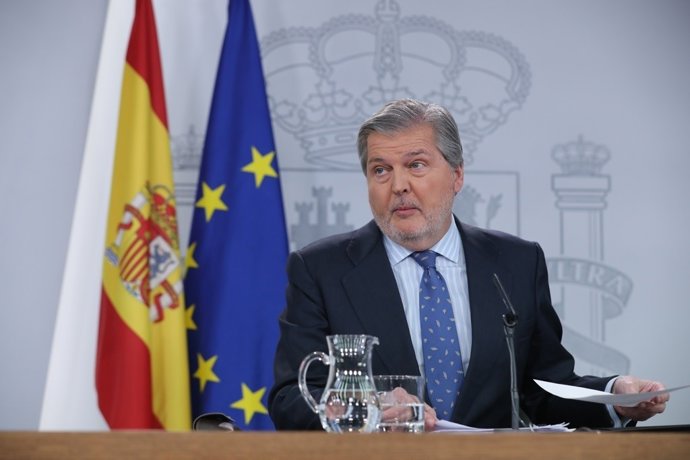 Roda de premsa d'Iñigo Méndez de Vigo després del Consell de Ministres