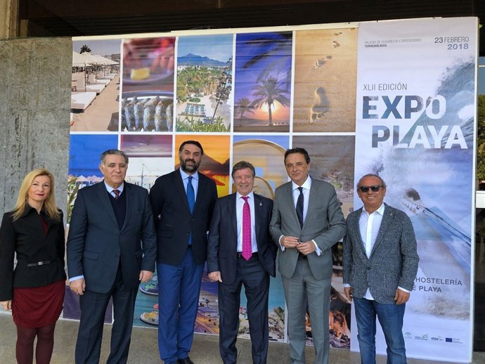 Expoplayas inauguración 2018 en torremolinos villafaina consejero del castillo 
