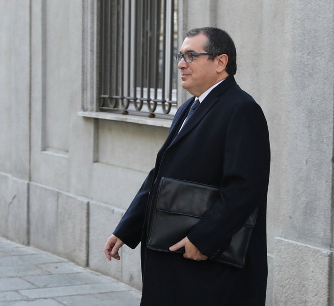 Jordi Jané surt de declarar del Tribunal Suprem
