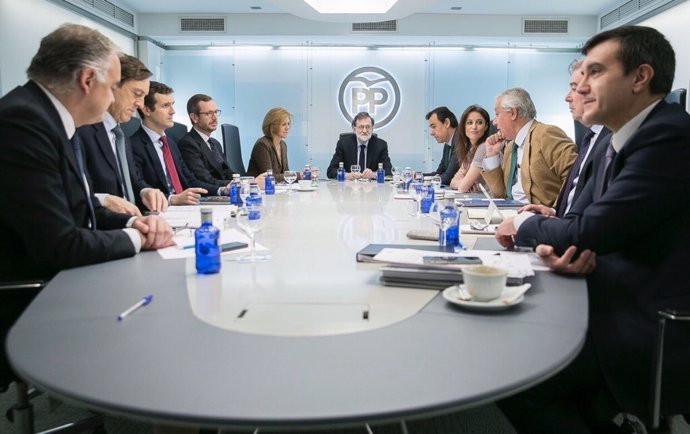 Rajoy preside el Comité de Dirección del PP