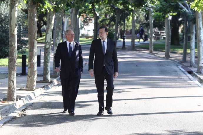 Rajoy recibe en La Moncloa al presidente de la República del Perú