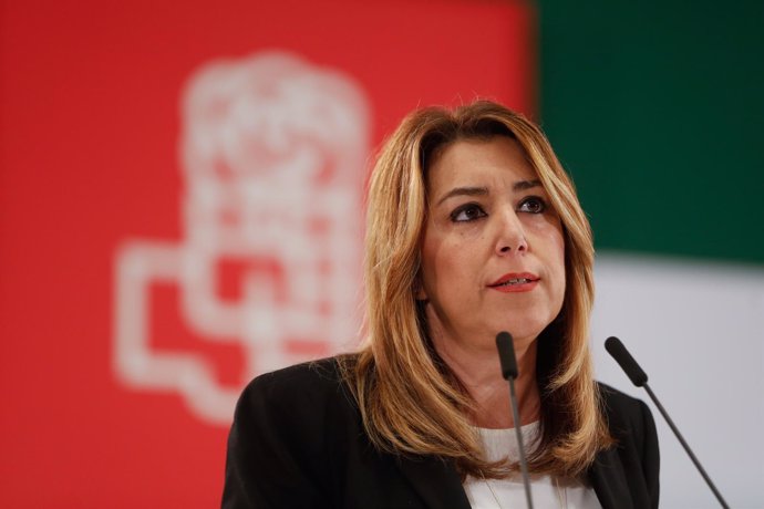 Susana Díaz, en su intervención en el Comité Director del PSOE-A 