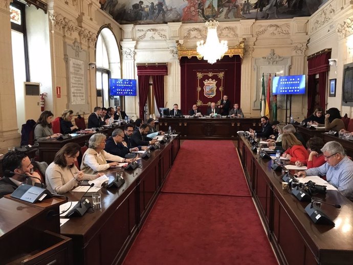 Pleno del Ayuntamiento de Málaga del mes de febrero