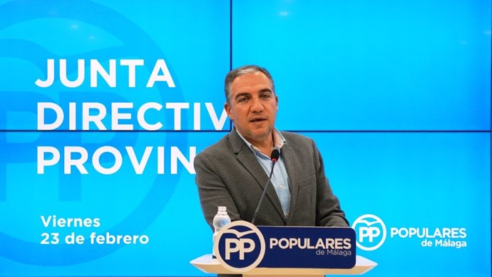 Elías Bendodo, presidente del PP de Málaga 