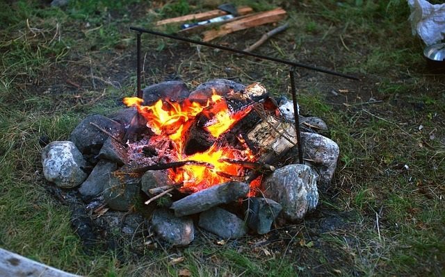 Hoguera, fuego, carbón