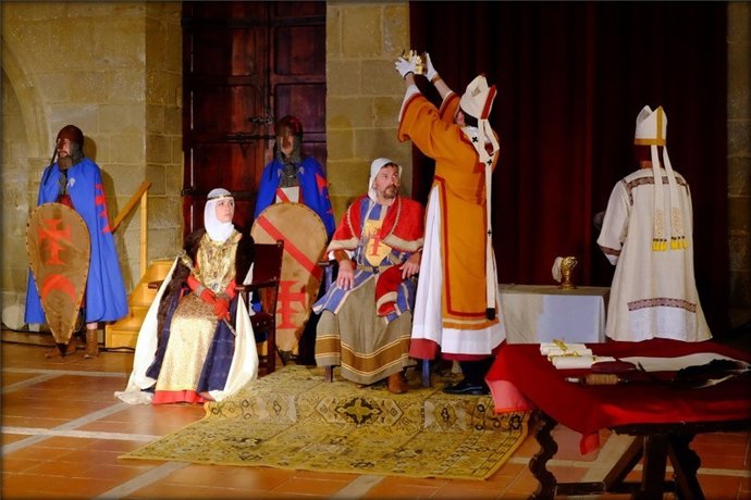 Una de las representaciones de los Caballeros de Exea