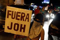 La oposición hondureña continúa con las protestas contra Hernández