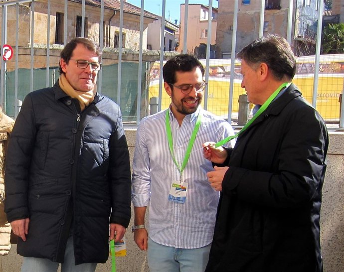 Salamanca.- Mañueco (i), Carazo y Vázquez.                               