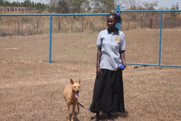 Perros guia en Uganda