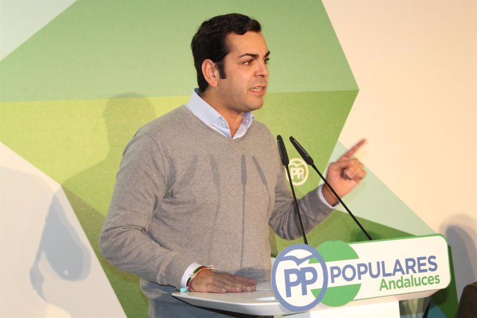 El presidente del PP de Jaén, Juan Diego Requena.
