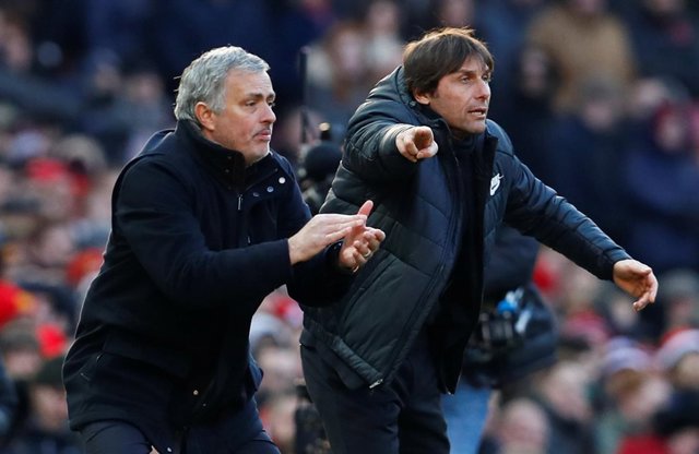 José Mourinho Antonio Conte Manchester United Chelsea