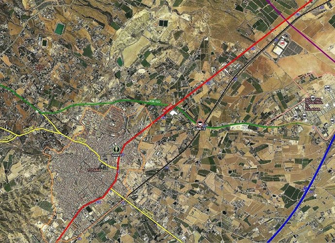 Imagen del lugar donde se ha producido la caída