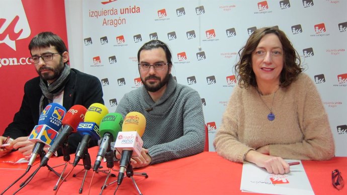 Álvaro Sanz, Jorge Sanz Y Patricia Luquin, De IU Aragón