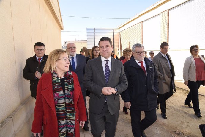 El presidente regional, Emiliano García-Page, visita Casas Ibáñez