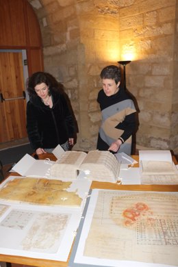 Los documentos restaurados, ya en el Archivo Provincial