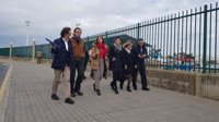 Inician las obras de  urbanización del vial y las explanadas del puerto de Isla Cristina