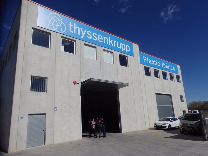 El nuevo espacio que ocupa Thyssennkrupp en el polígono industrial de Mollet