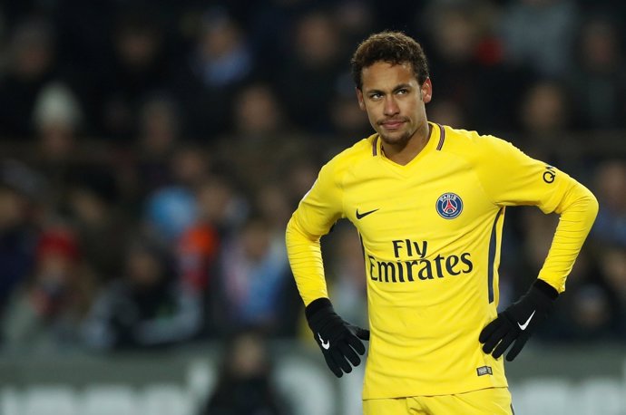 Neymar Junior, enfadado tras una derrota con el PSG