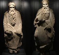 Las esculturas del Pórtico inician su retorno a manos de los Franco