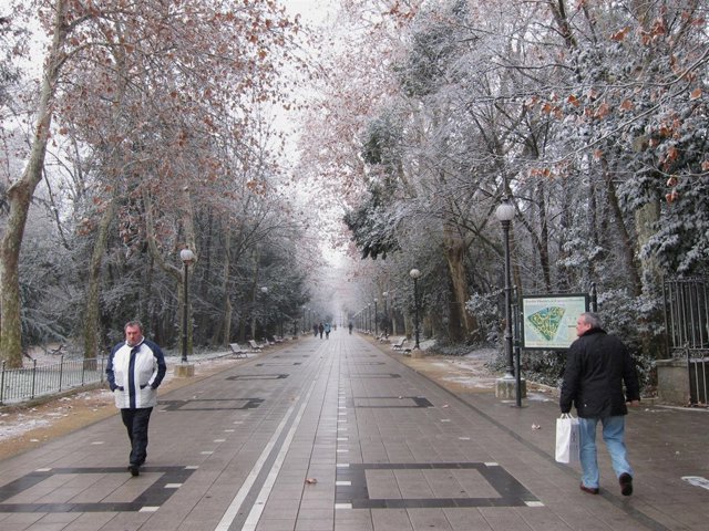 Frío. Campo Grande de Valladolid